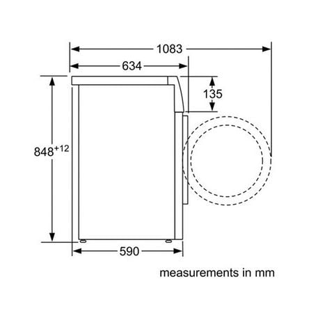  Máy giặt quần áo Bosch WAW28480SG 