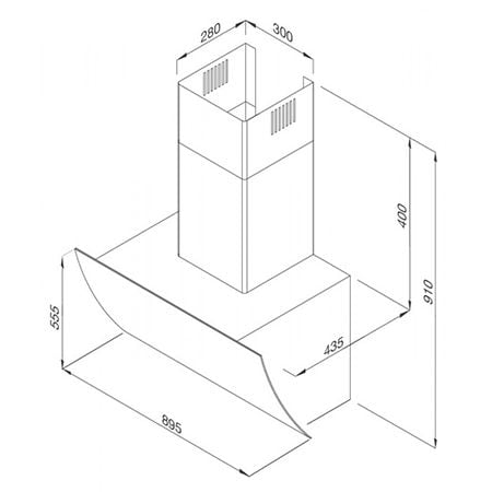  Máy hút mùi ống khói MALLOCA MC-9039 