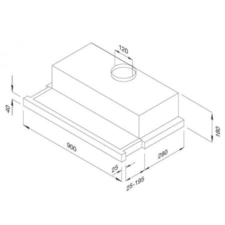  MÁY HÚT KHÓI KHỬ MÙI ÂM TỦ MALLOCA K1509 TC 