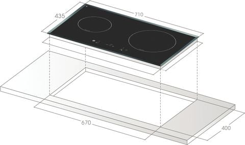  Bếp điện từ Munchen SMC 250I 