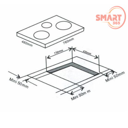  Bếp ba từ Arber AB222S 