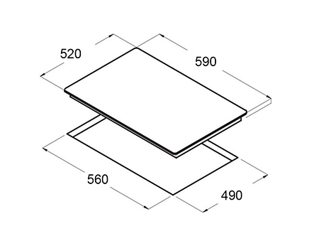  Bếp điện từ D’mestik ES603 DKT 