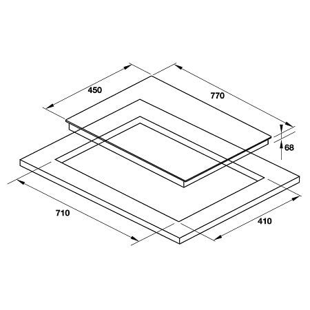  Bếp điện từ Hafele HC-M773D 536.61.705 