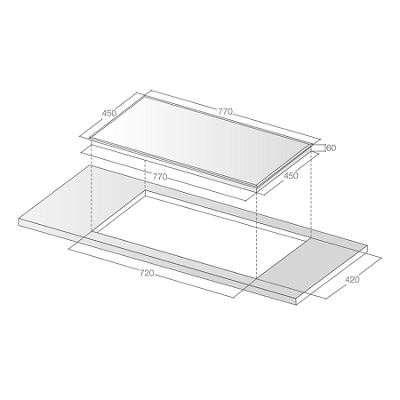  Bếp điện từ Lorca LCE 306 