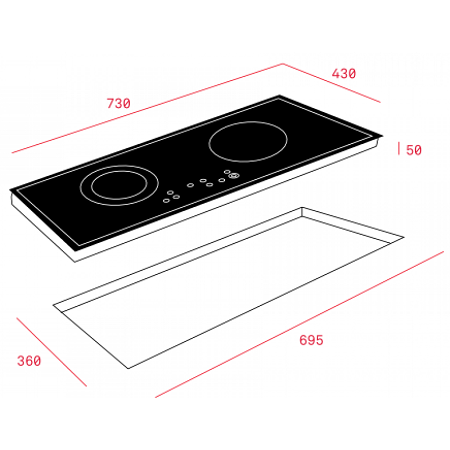  Bếp Điện Từ Teka IZ 7200 HL 