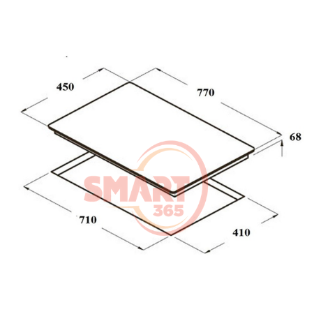  Bếp từ Brandt TI607BU1 