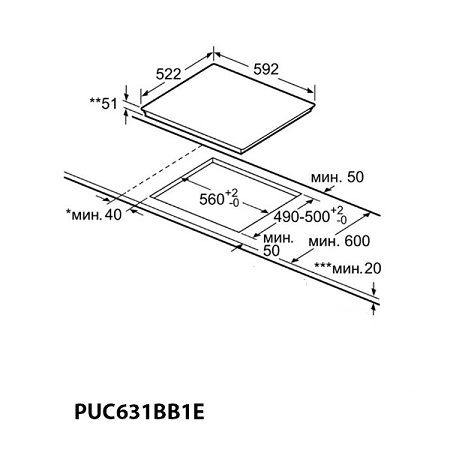  Bếp từ Bosch PUC631BB1E 