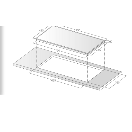  Bếp điện từ Lorca LCE 816 