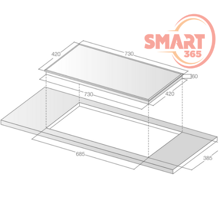  Bếp từ đôi Lorca LCI-816 