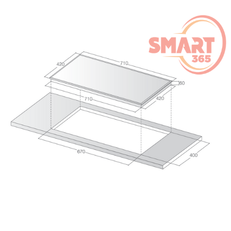  Bếp từ đôi Lorca TA-1006C Plus 