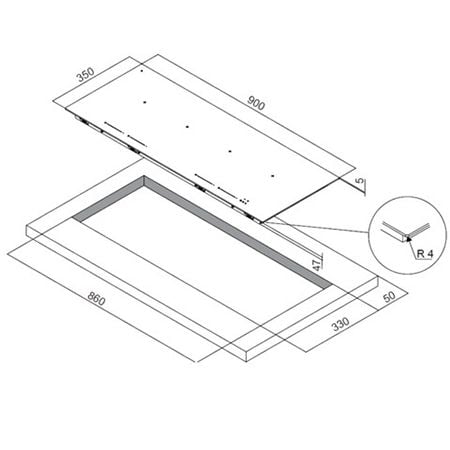  Bếp từ Dudoff Ivy F4G âm 