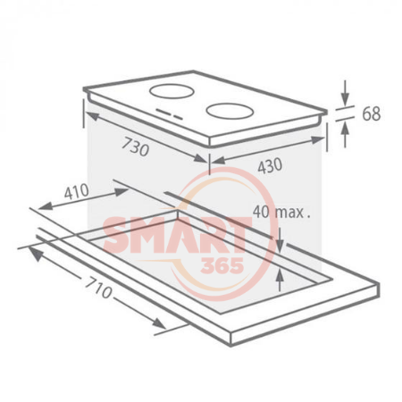  Bếp từ Giovani GC-73022TSC 