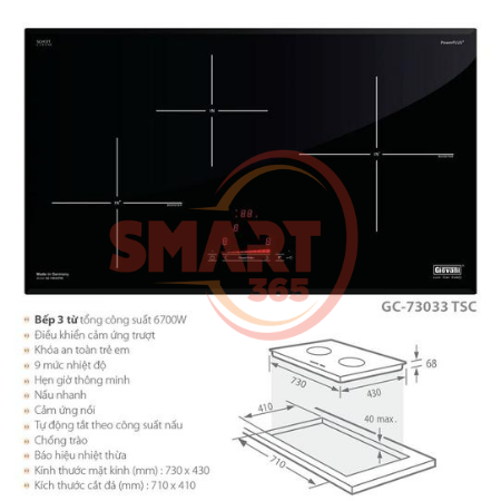  Bếp từ GIOVANI GC-73033TSC 