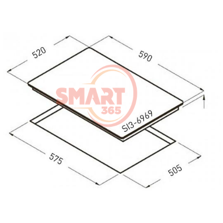  Bếp từ SMARAGD SI3-6969 