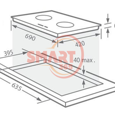  Bếp từ Giovani G-232T 