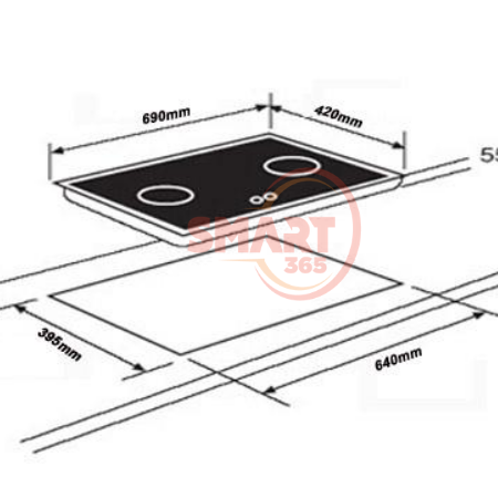  Bếp từ GIOVANI G-2168 MLI 