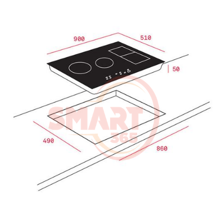  Bếp từ Teka IRF 9480 TFT TABLET 