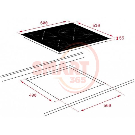  Bếp từ Teka IZ 6320 WHITE 