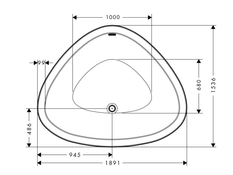 Bồn tắm cao cấp Hafele 588.32.610