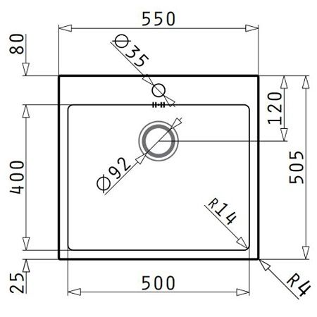  Chậu rửa chén inox Bosch ISTROS (50X40) 1B 