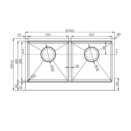  Chậu rửa chén BOSCH HMH.HORIZONT N200 (màu trắng) 