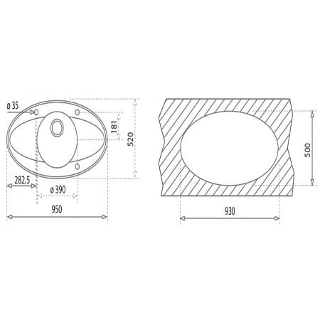  Chậu rửa chén Teka ISINK 95 DX 