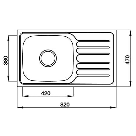  Chậu inox Hafele CLAUDIUS HS-SSD8247 567.23.093 