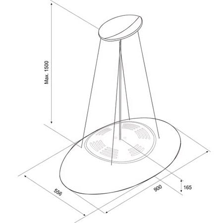  Máy hút khói, khử mùi Malloca ECLIPSE -K600 