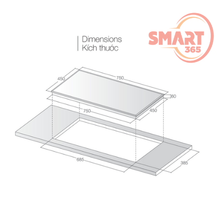  Bếp từ đôi Lorca LCI-809W 