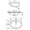 Bồn rửa Lavabo đặt bàn Hafele Ursa 588.64.030