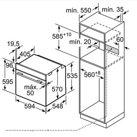  Lò nướng Bosch HBA5370S0 