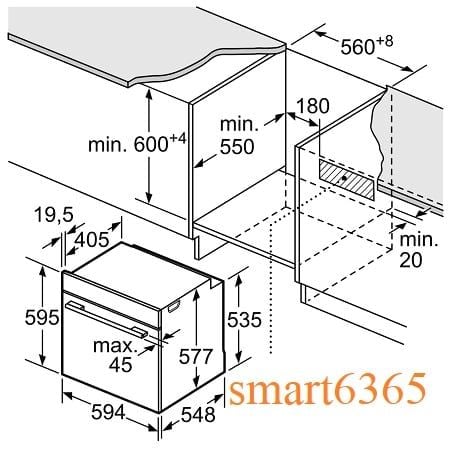  Lò nướng Bosch HBG633BS1J 