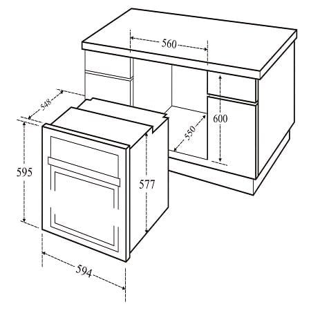  Lò nướng Bosch HBG655BS1 