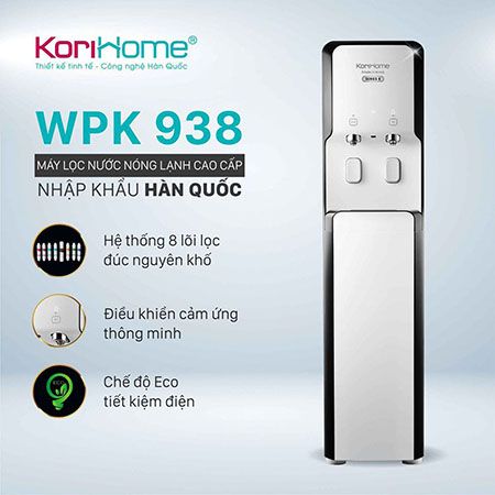  Máy lọc nước nóng lạnh Korihome WPK-938 