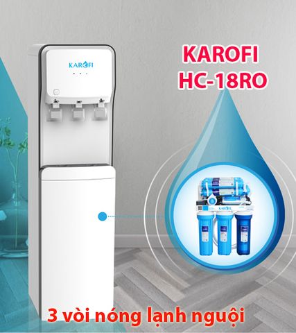  Máy lọc nước Karofi nóng lạnh HC18-RO 