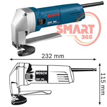  Máy cắt kim loại BOSCH GSC 160 PROFESSIONAL 