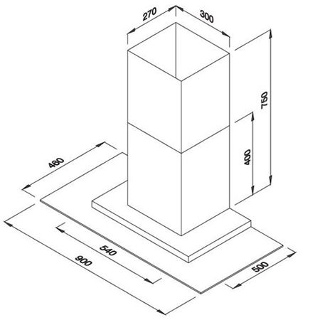  Máy hút khử mùi áp tường Malloca MC9099LCD 