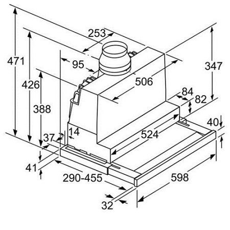  Máy hút mùi Bosch DFS067K50 