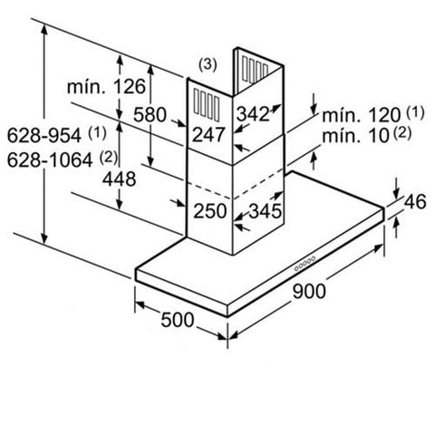  Máy hút mùi Bosch DWB097E50 