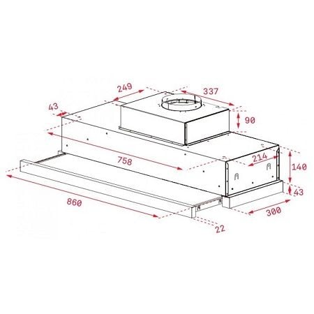  Máy hút mùi Teka CNL 6815 Plus 