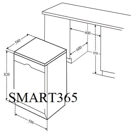  Máy rửa chén Bosch SMS25AI03E 