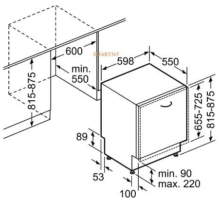  Máy rửa chén Bosch SMS68TW06E serie 6 