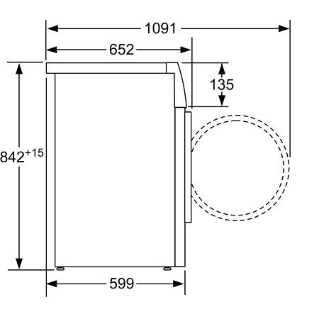  Máy sấy quần áo Bosch WTN86201PL 