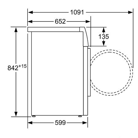  Máy sấy quần áo Bosch WTW85550BY 