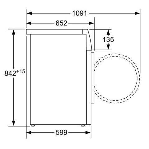  Máy sấy quần áo Bosch WTG86400PL 