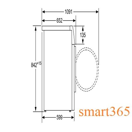  Máy sấy quần áo Bosch WTC84100GB 