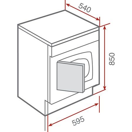  Máy sấy quần áo Teka TK S2 650 C 