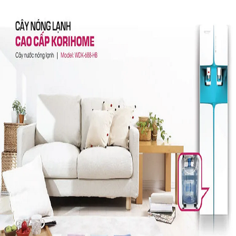  Cây nước nóng lạnh Korihome hút bình WDK-688-HB 