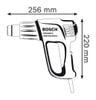 Súng thổi hơi nóng BOSCH GHG 600-3 PROFESSIONAL