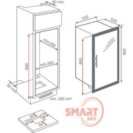  Tủ rượu Teka RV 26E 